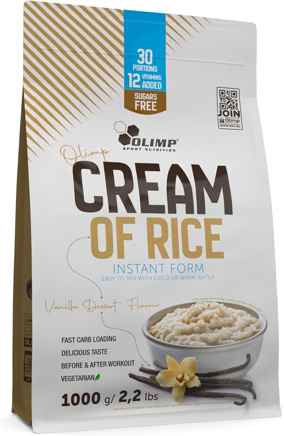 Olimp Cream of Rice - vanilla(1000g) - fit and life shop