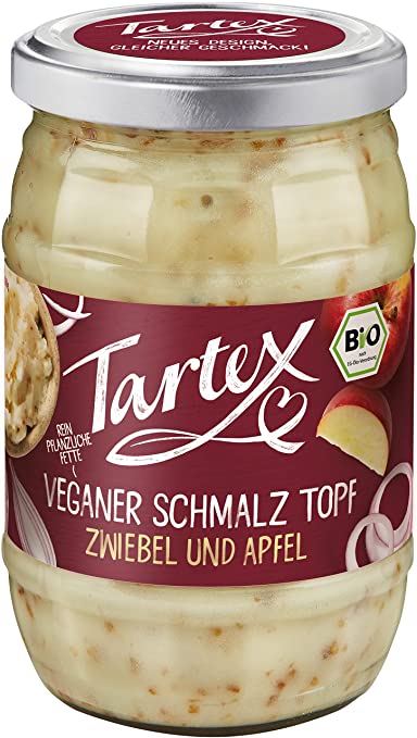 Tartex Bio Freiburger Schmalz-Töpfle mit Zwiebeln und Äpfeln (1 x 250 gr) - fit and life shop