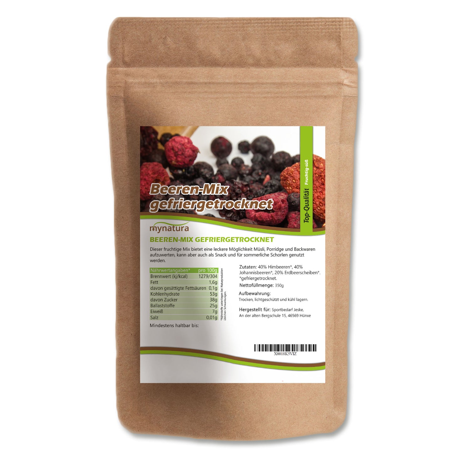 Mynatura gefriergetrockneter Beeren-Mix ab 350g