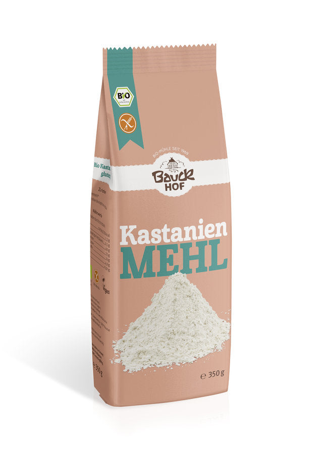Bauckhof Bio Kastanienmehl glutenfrei 350g - fit and life shop