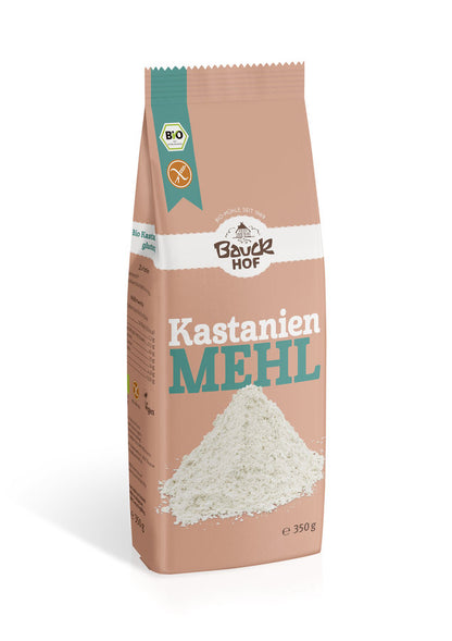 Bauckhof Bio Kastanienmehl glutenfrei 350g - fit and life shop