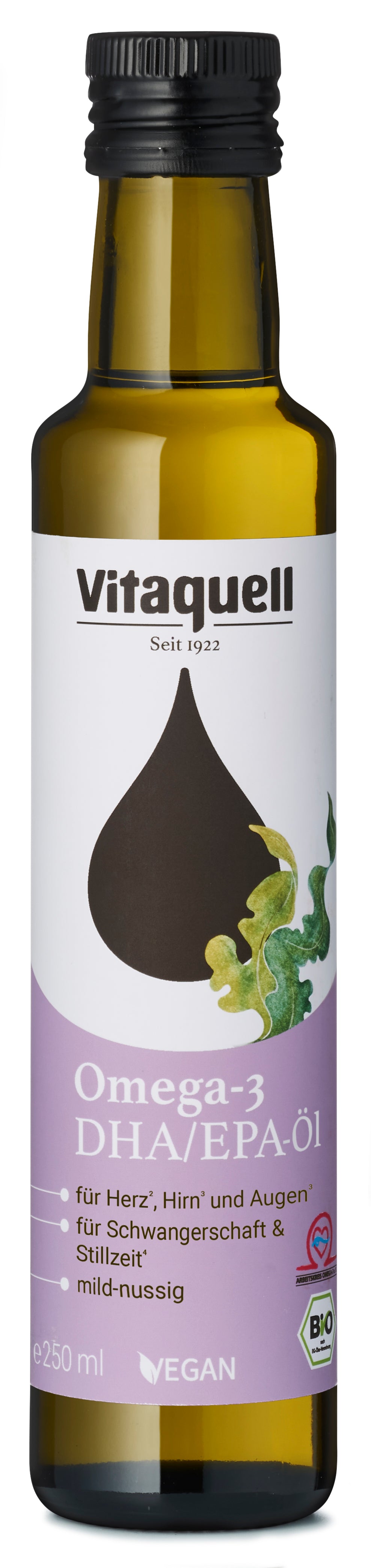 Vitaquell Omega 3 DHA Öl Bio, 250 ml - fit and life shop