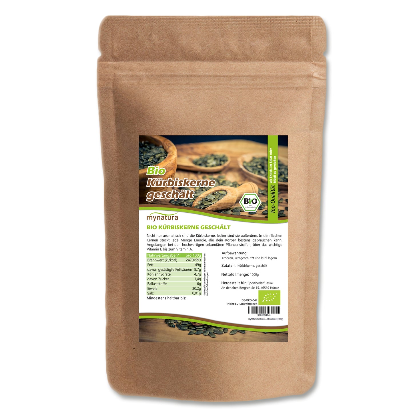 Mynatura Bio Kürbiskerne - 1000g