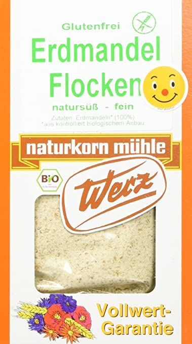 Werz Erdmandel-Flocken glutenfrei 1er Pack (1 x 250 g Packung) - Bio … - fit and life shop