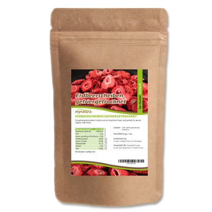 Mynatura Erdbeerscheiben gefriergetrocknet - 350g