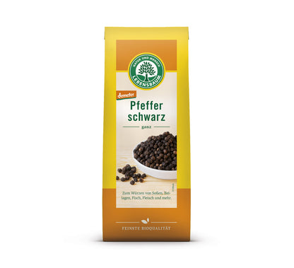 Lebensbaum Pfeffer, schwarz, ganz (1 x 50 g) - Bio - fit and life shop
