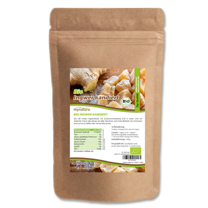 Mynatura Kandierter Bio Ingwer - 1000g