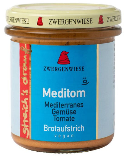 Zwergenwiese Bio Brotaufstrich streich´s drauf Meditom, 160 g - fit and life shop