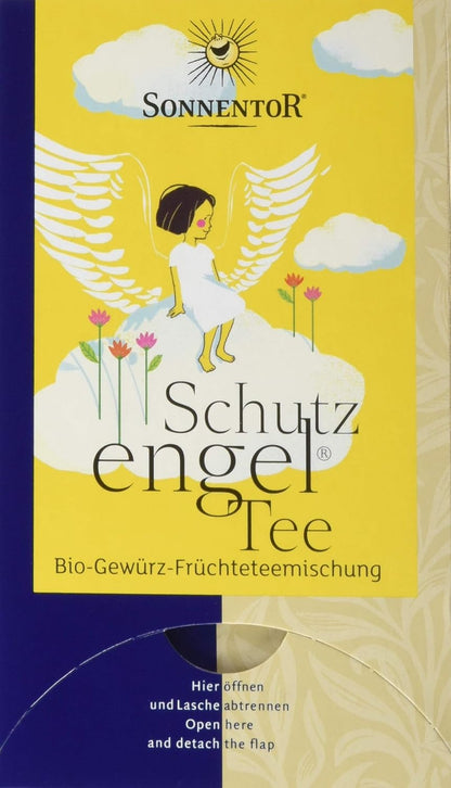 Bio Schutzengel Tee von Sonnentor, 6 Beutel mit jeweils 27g, aromatischer Kräutertee im Beutel, natürliche Teemischung