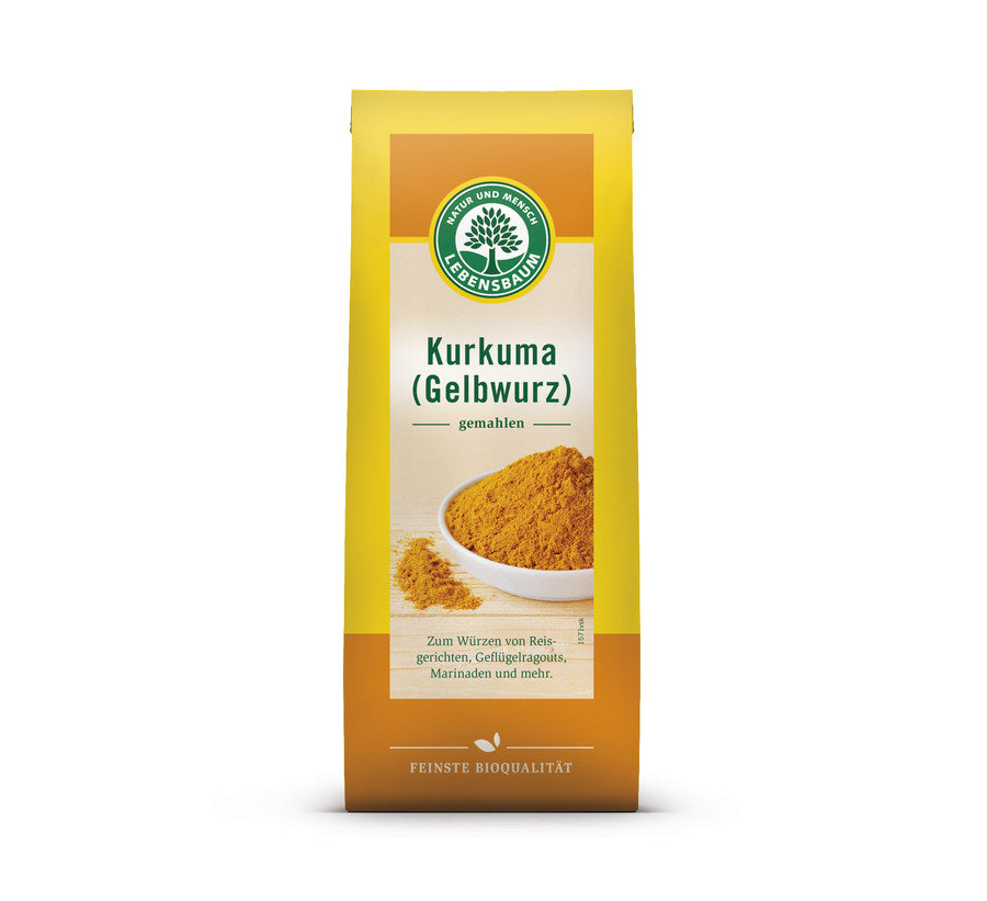Lebensbaum Kurkuma, gemahlen (Gelbwurzel) (1 x 50 g) - Bio - fit and life shop