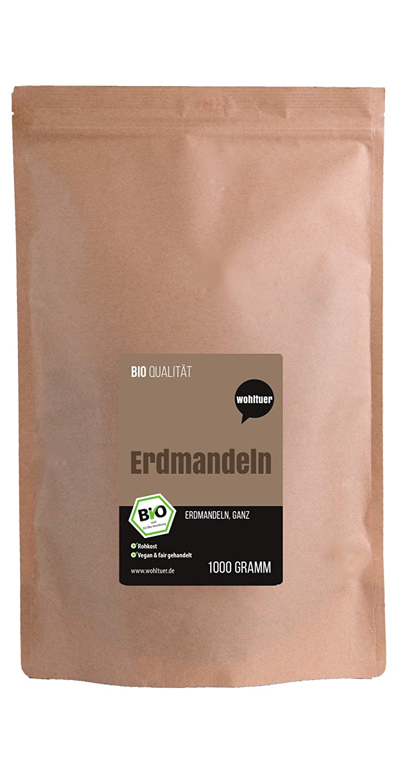 Wohltuer Bio Erdmandeln ganz - 1000g