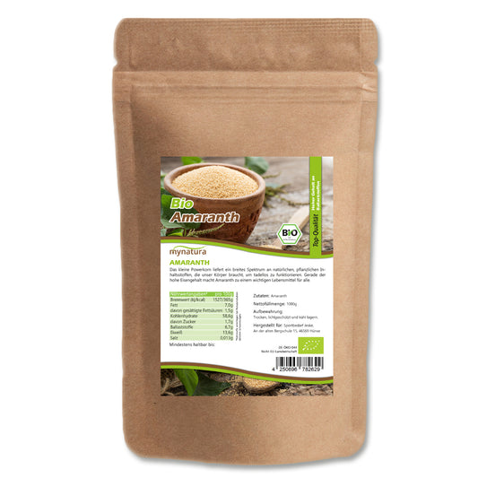 Mynatura Bio Amaranth – Vielseitiges Pseudogetreide - 1kg Beutel