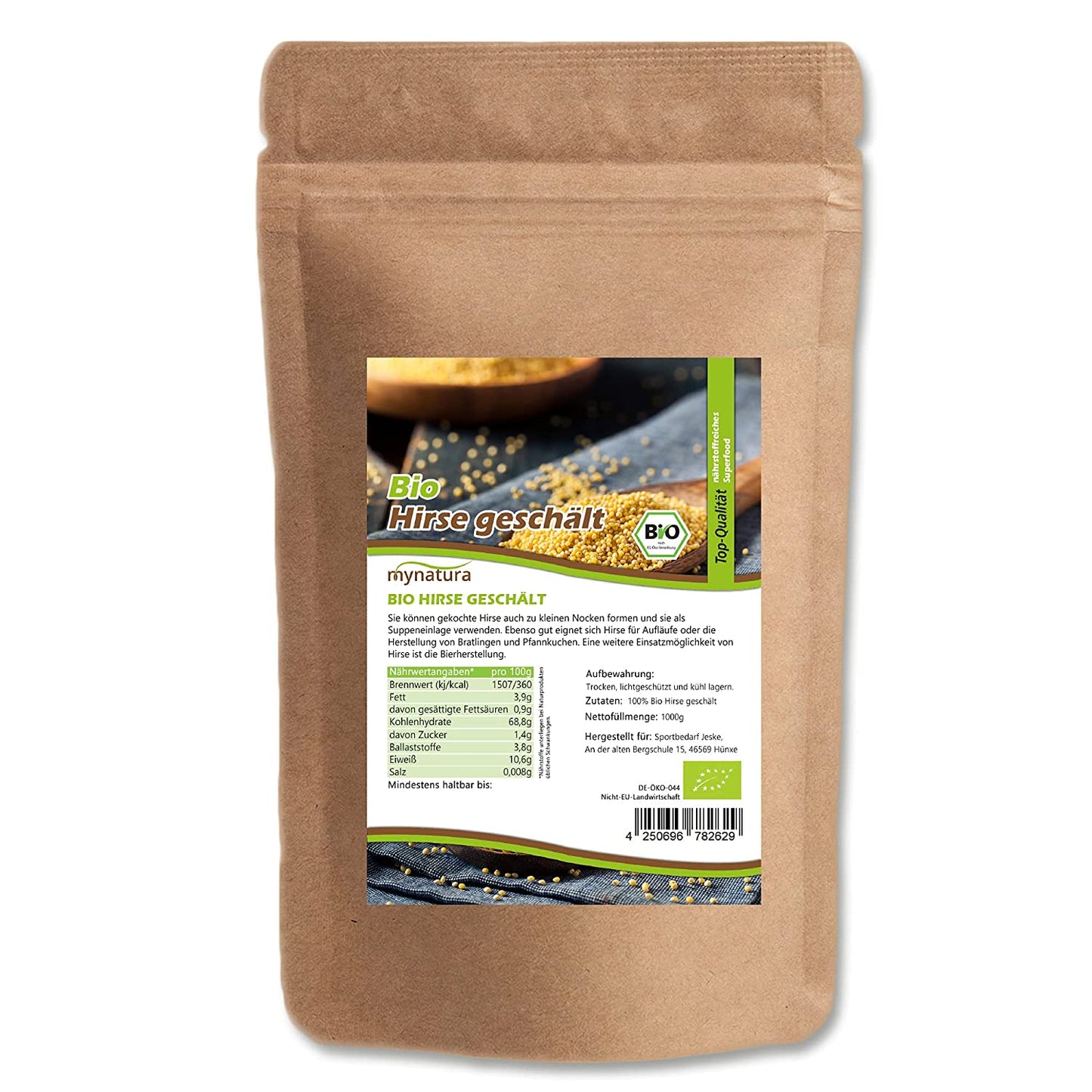 Mynatura Bio Hirse geschält – 1kg