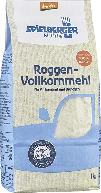 Spielberger Bio Roggen-Vollkornmehl, demeter (1 kg)