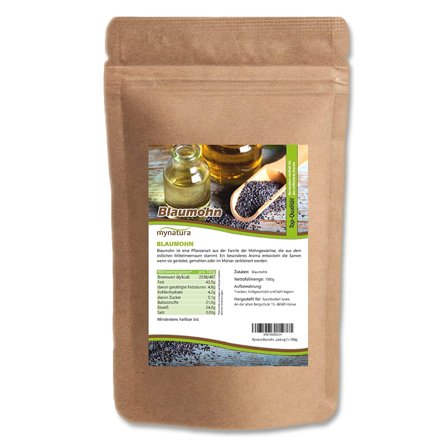 Mynatura Blaumohn - 1000g