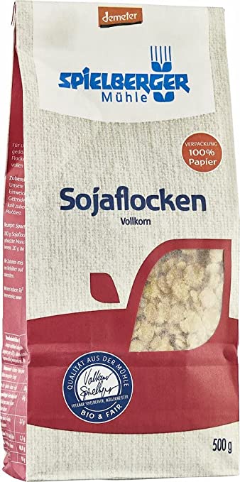 Spielberger Bio Sojaflocken, demeter  500g