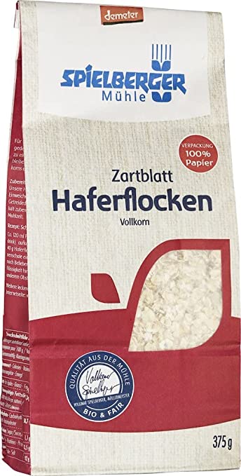 Spielberger Bio Haferflocken Zartblatt, demeter (375 g)