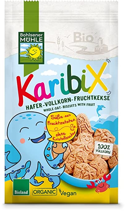 Bohlsener Mühle KaribiX Hafer-Vollkorn Fruchtkekse, 125 g - fit and life shop