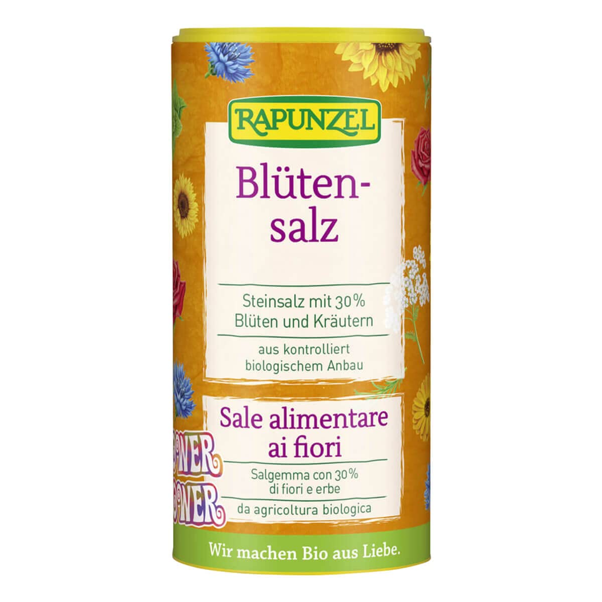 Rapunzel Blüten-Kräutersalz "Flower Power" (90g) - fit and life shop