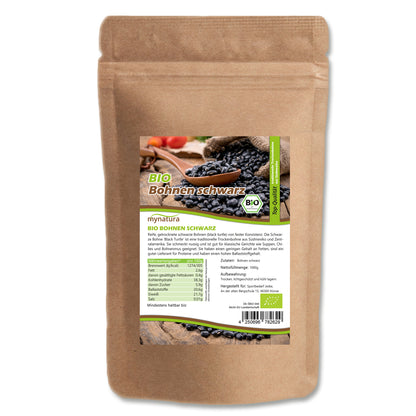 Mynatura Bio Schwarze Bohnen - (1000g)
