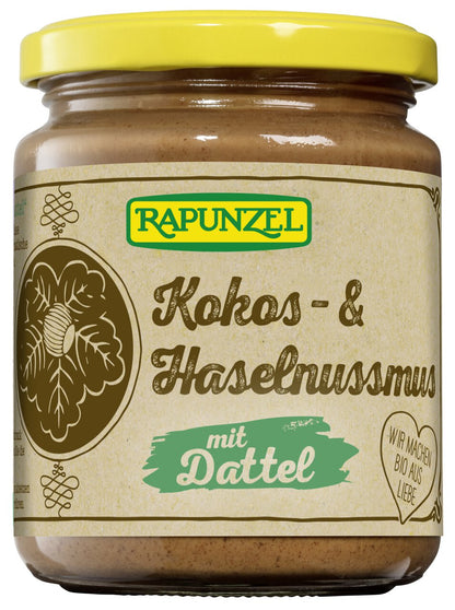 Rapunzel - Kokos- und Haselnussmus mit Dattel - (250g) - fit and life shop