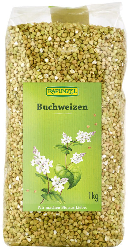 Biologisches Rapunzel Buchweizen, Kochqualität, 1000g Packung, ungekoftes Buchweizen Korn für gesunde Mahlzeiten