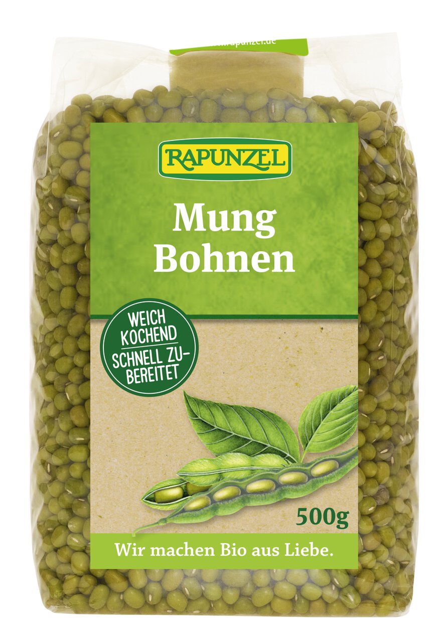 Rapunzel Mungbohnen, (500g) - fit and life shop