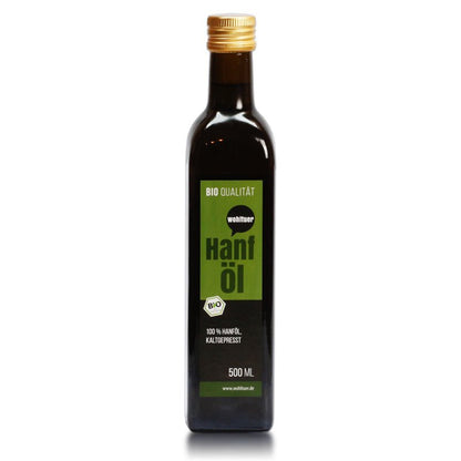 Wohltuer Bio Hanföl kaltgepresst - 500ml