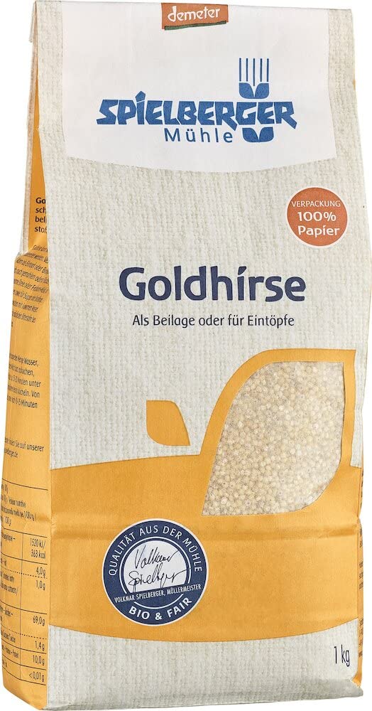 Spielberger Bio Goldhirse, demeter (1000g) - fit and life shop