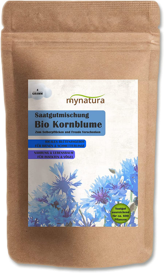 Mynatura Bio Kornblume Saatgutmischung - 4g