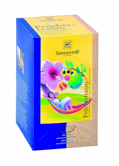 Sonnentor Tee Früchtetraum Doppelkammerbeutel,(2x45g) - fit and life shop