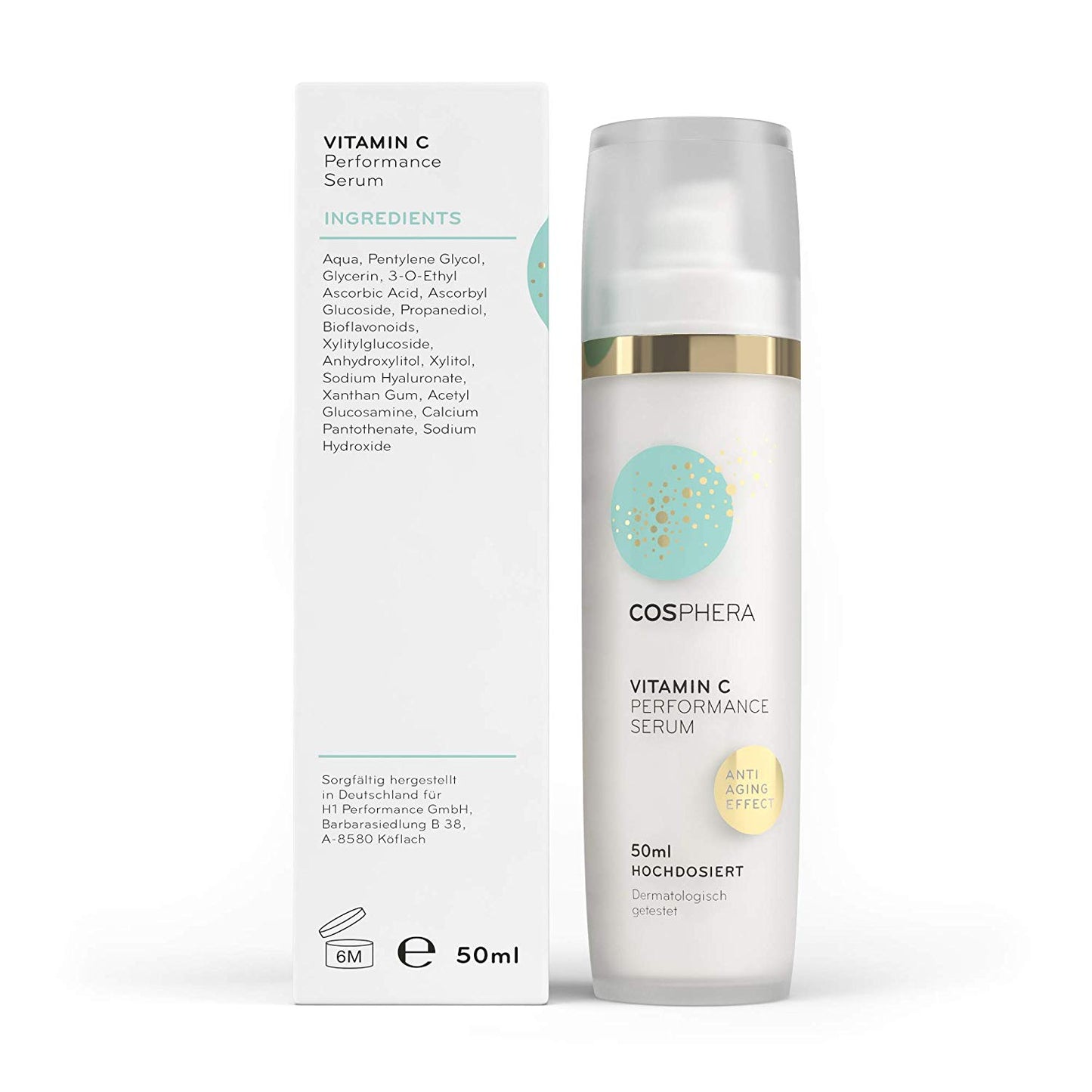 Cosphera - Vitamin C Performance Serum hochdosiert 50 ml - fit and life shop