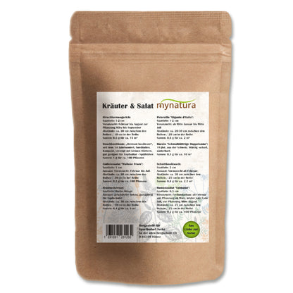 Mynatura 8 historische Saaten – Kräuter & Salat Raritäten (8g) - fit and life shop