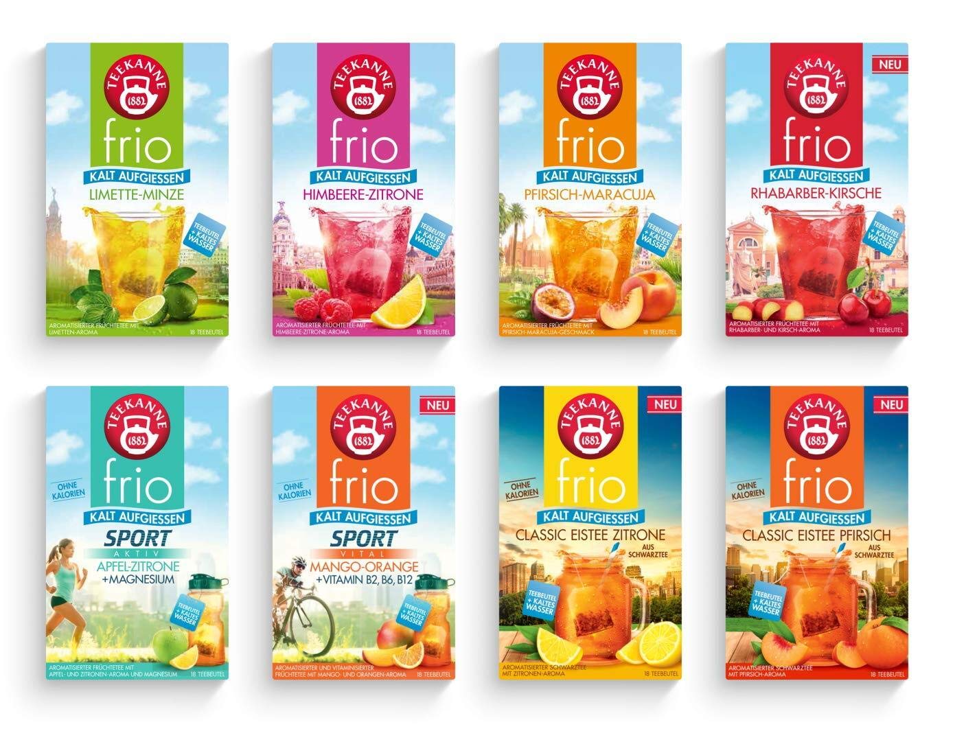 Teekanne FRIO 1er Set 18 Beutel Hochwertig aromatisch Vielfältig - fit and life shop