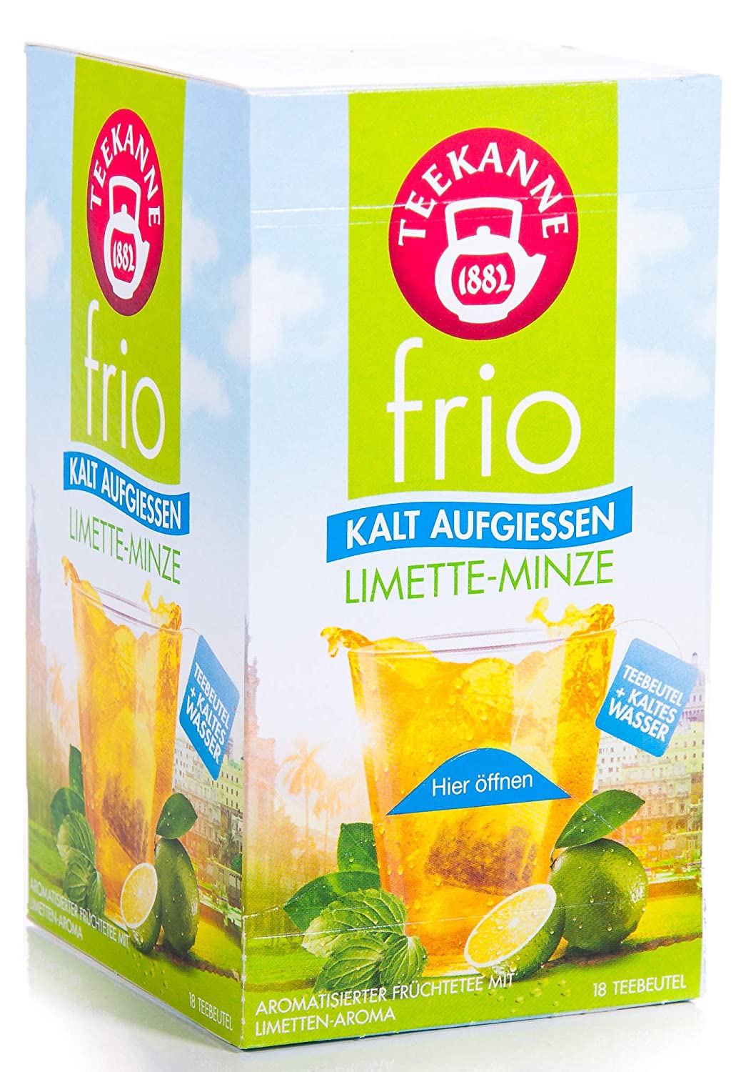 Teekanne FRIO 1er Set 18 Beutel Hochwertig aromatisch Vielfältig - fit and life shop