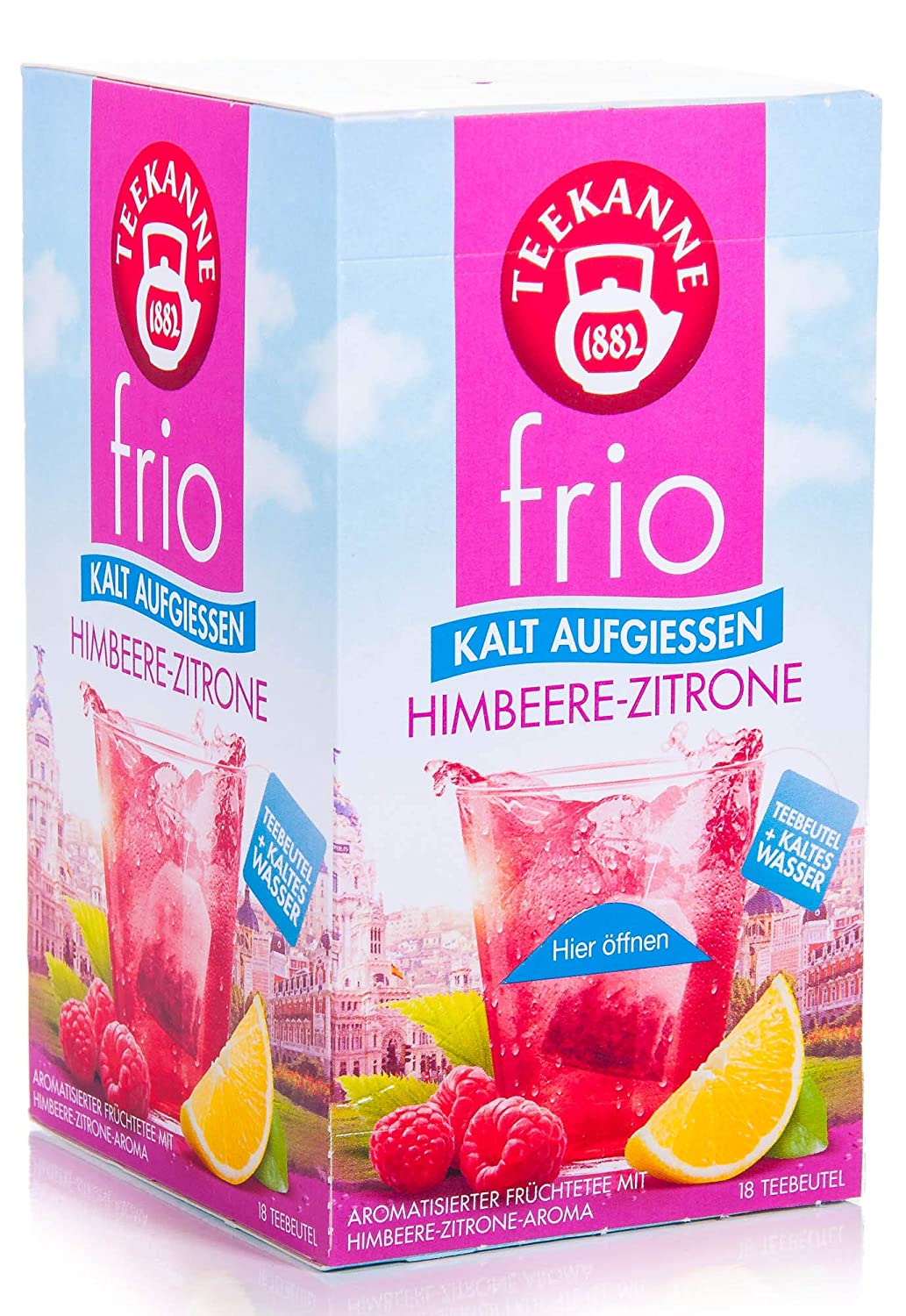 Teekanne FRIO 1er Set 18 Beutel Hochwertig aromatisch Vielfältig - fit and life shop