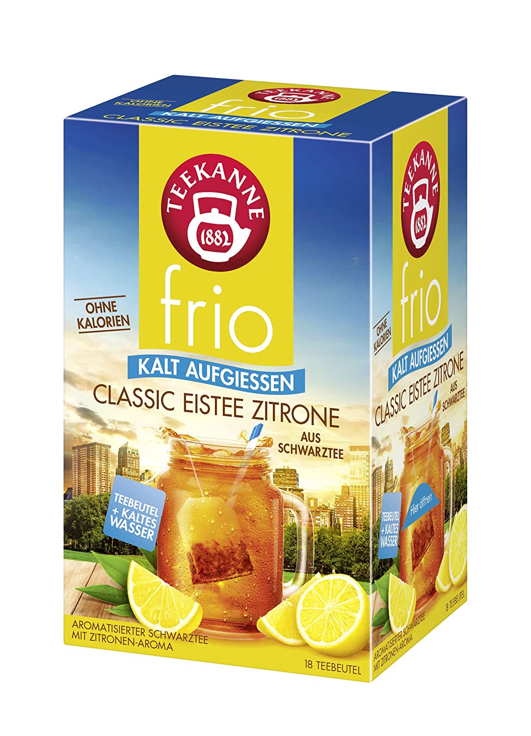 Teekanne FRIO 1er Set 18 Beutel Hochwertig aromatisch Vielfältig - fit and life shop