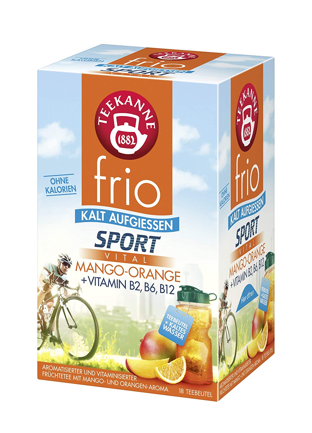 Teekanne FRIO 1er Set 18 Beutel Hochwertig aromatisch Vielfältig - fit and life shop