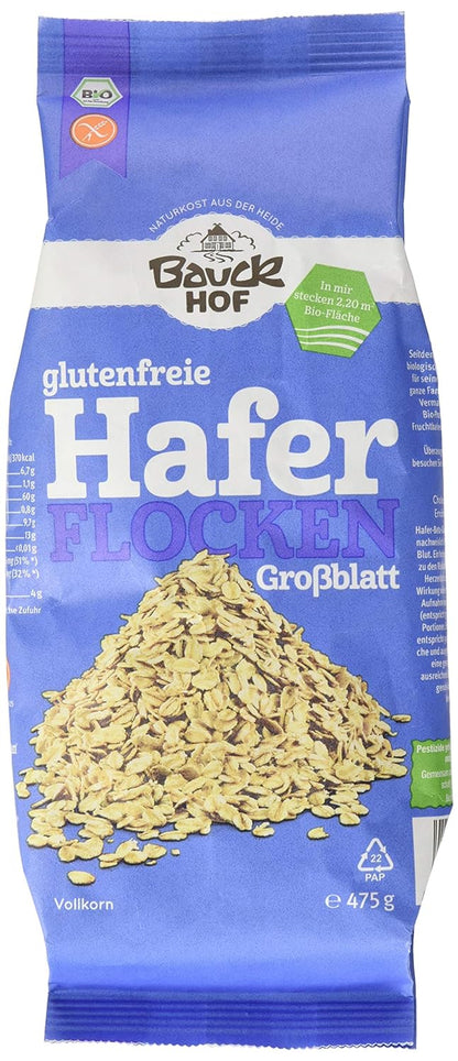 Bauck Bio Haferflocken Grob 475g