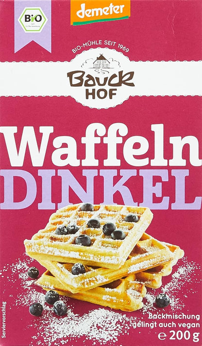 Bauckhof Bio Dinkel-Waffeln Mix - Demeter 200g
