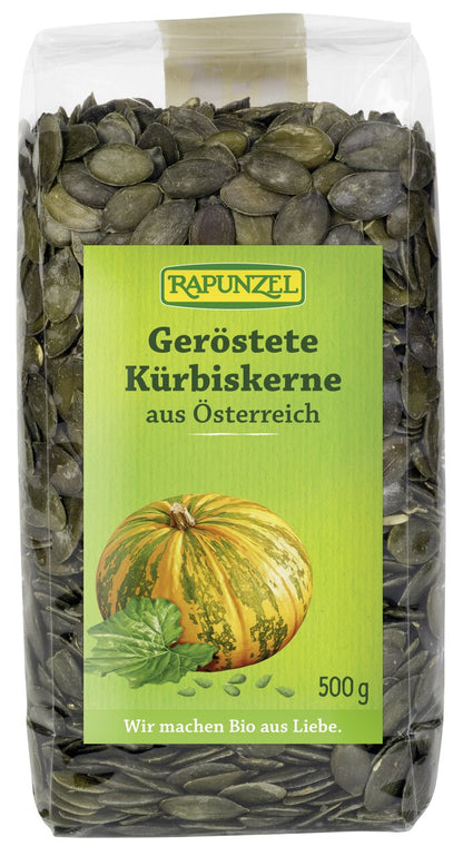 Rapunzel Bio Kürbiskerne, geröstet, (500g) - fit and life shop