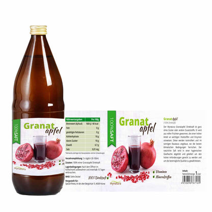 Mynatura Granatapfel Direktsaft – (1 Liter)