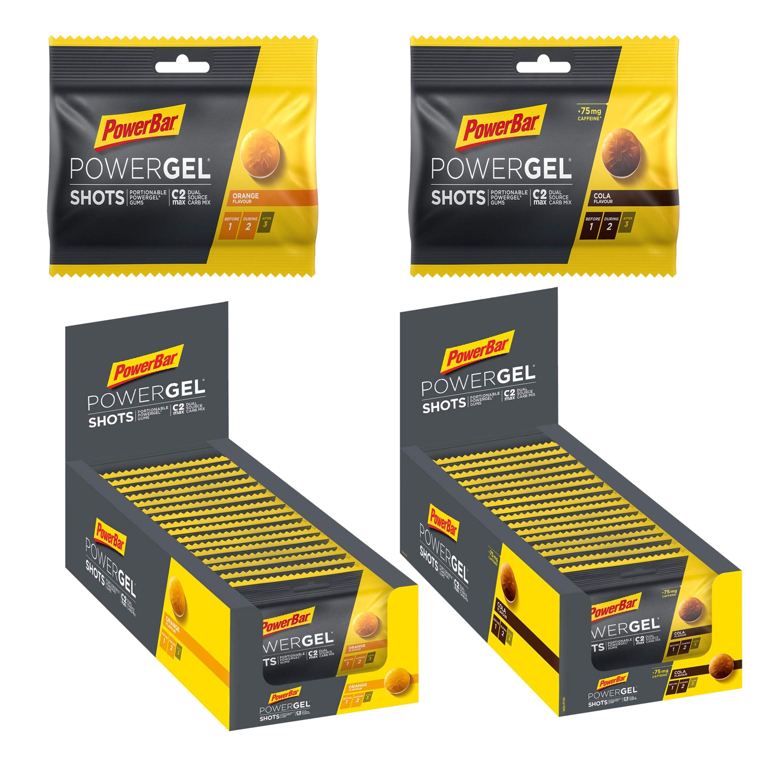PowerBar Ride Gel Shots, 24 x 60g Beutel BOX
