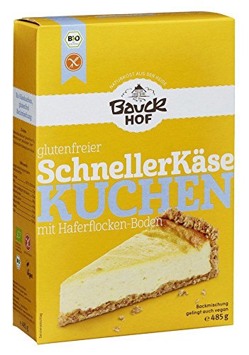 Bauckhof Der schnelle Käsekuchen - bio Backmischung - glutenfrei 485g