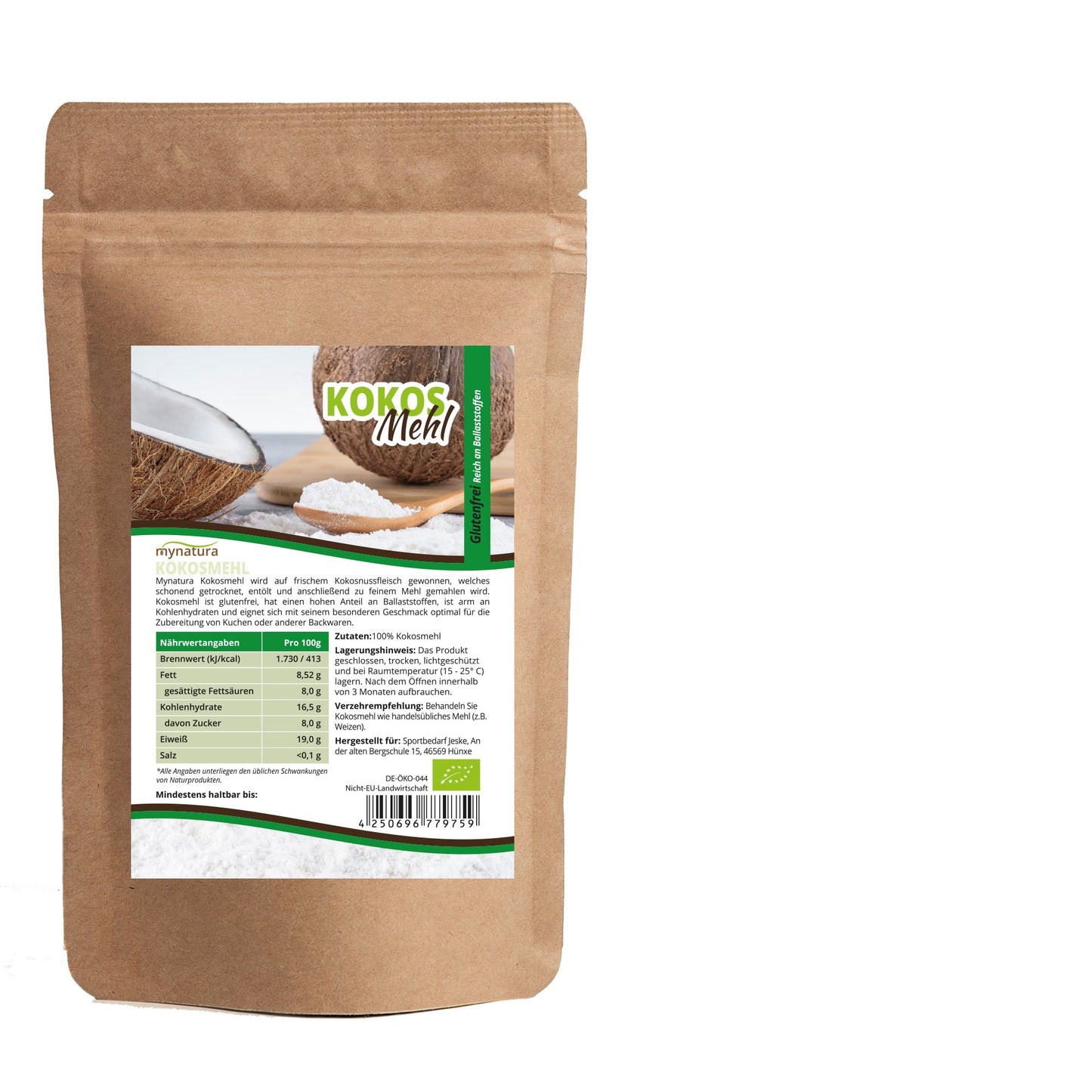 Mynatura Bio Kokosmehl - 1000g