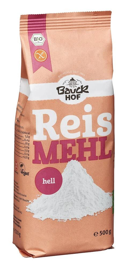 Bauckhof Bio Reismehl hell glutenfrei 500g