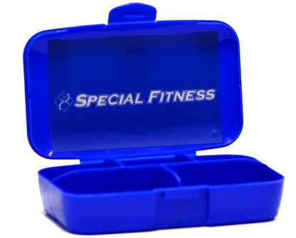 Special-Fitness Pillendose und Mixer Shaker für Fitness-Zubereitungen, praktische Aufbewahrung und Mixen von Getränken