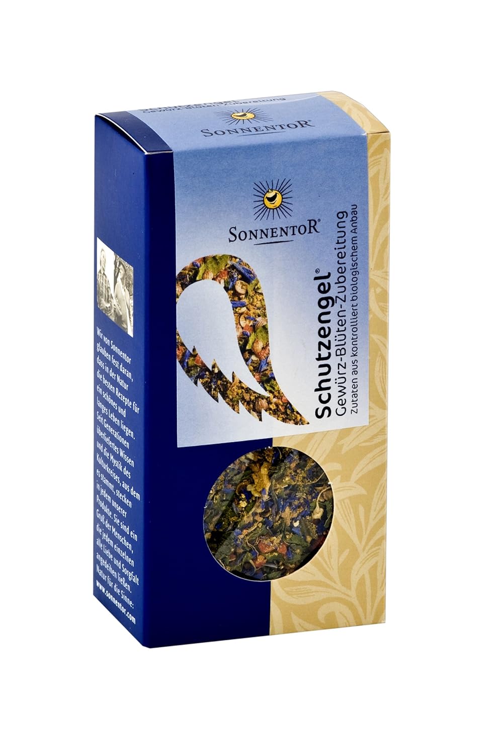 Bio Schutzengel Gewürz-Blüten von Sonnentor, Kochzubereitung mit aromatischen, natürlichen Blüten für kreative Gerichte