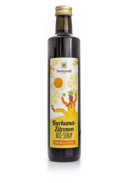 Sonnentor Bio Kurkuma-Zitronen Sirup (ab 500ml) - fit and life shop