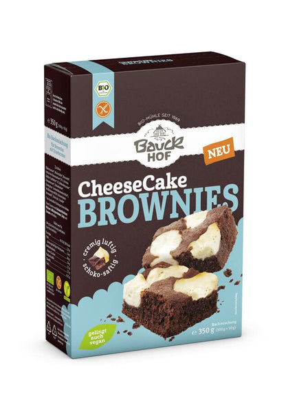 Bauckhof Bio Cheesecake-Brownies - Backmischung - glutenfrei ab 350g